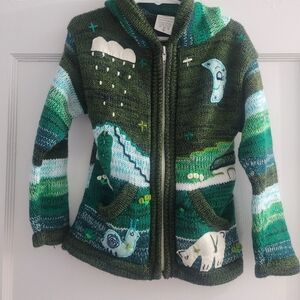 Alpaca Kids Sweater Handmade In Peru